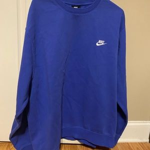 Royal blue women’s Nike sweatshirt
